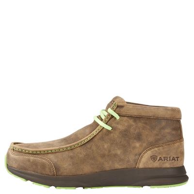 Ariat Spitfire Kahverengi / Açık Yeşil Western Csizma Erkek (26237-975)